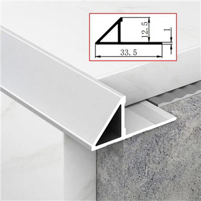 Aliminyòm mozayik rebò ranp retire rad sou ou