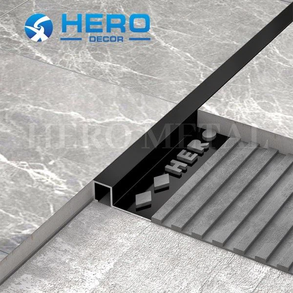 Aluminum Square Shape Tile Trim
