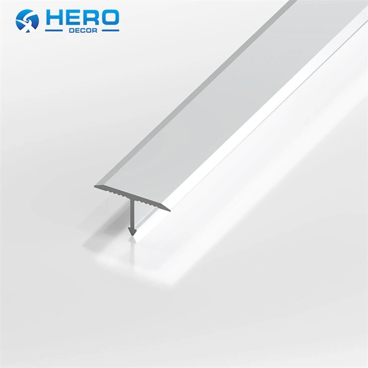  HM-T-001 Tile T Molding Aluminum Silver