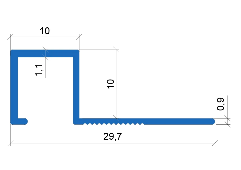 10 Square Tile Trim 10 Square Tile Trim