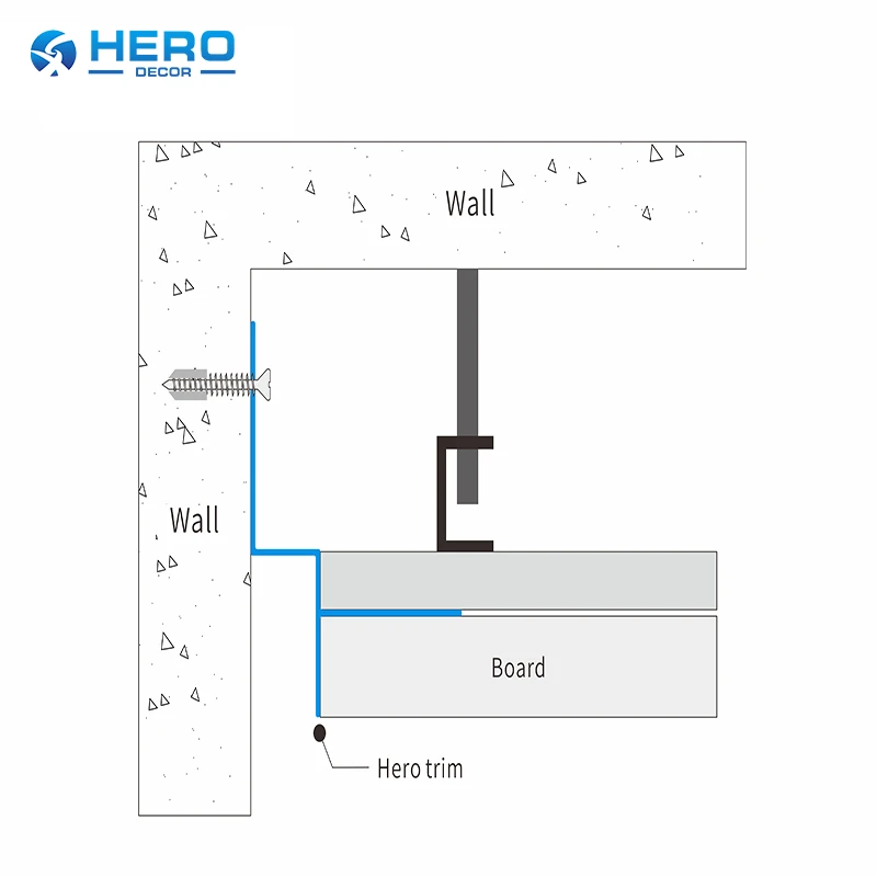 HM-P-270 aluminum wall angle shadow line CAD drawing HM-P-270 aluminum wall angle shadow line CAD drawing